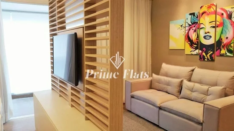 Foto do imóvel Flat disponível para locação no BHD Brooklin, com 49m², 1 dormitório e 1 vaga de garagem em Rua Professor José Leite e Oiticica