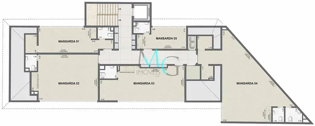 Imagem Sala com Área Ext. à venda 26.93M² Leblon Rio de Janeiro - RJ | Máris