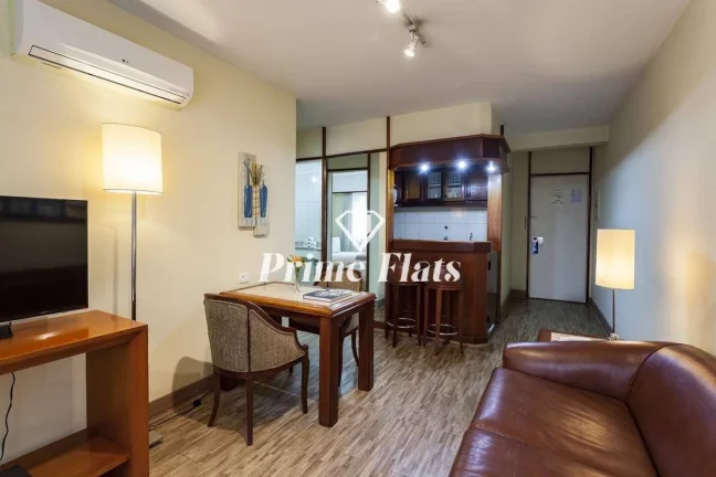 Imagem Flat disponível para locação no La Residence Itaim by Manager, com 90m², 2 dormitórios e 2 vagas de garagem