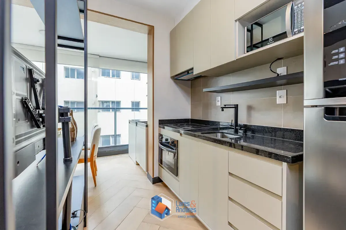 Imagem Apartamento para venda em Campo Belo com 1 quarto, sendo 1 suíte, 46m²