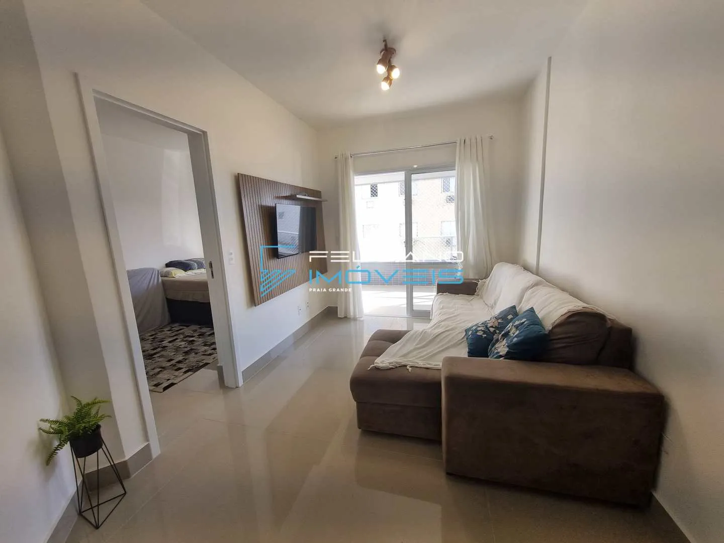 Foto do imóvel Apartamento com 1 quarto, Guilhermina, Praia Grande - R$ 435 mil, Cod: 6350 em Rua Itapoan