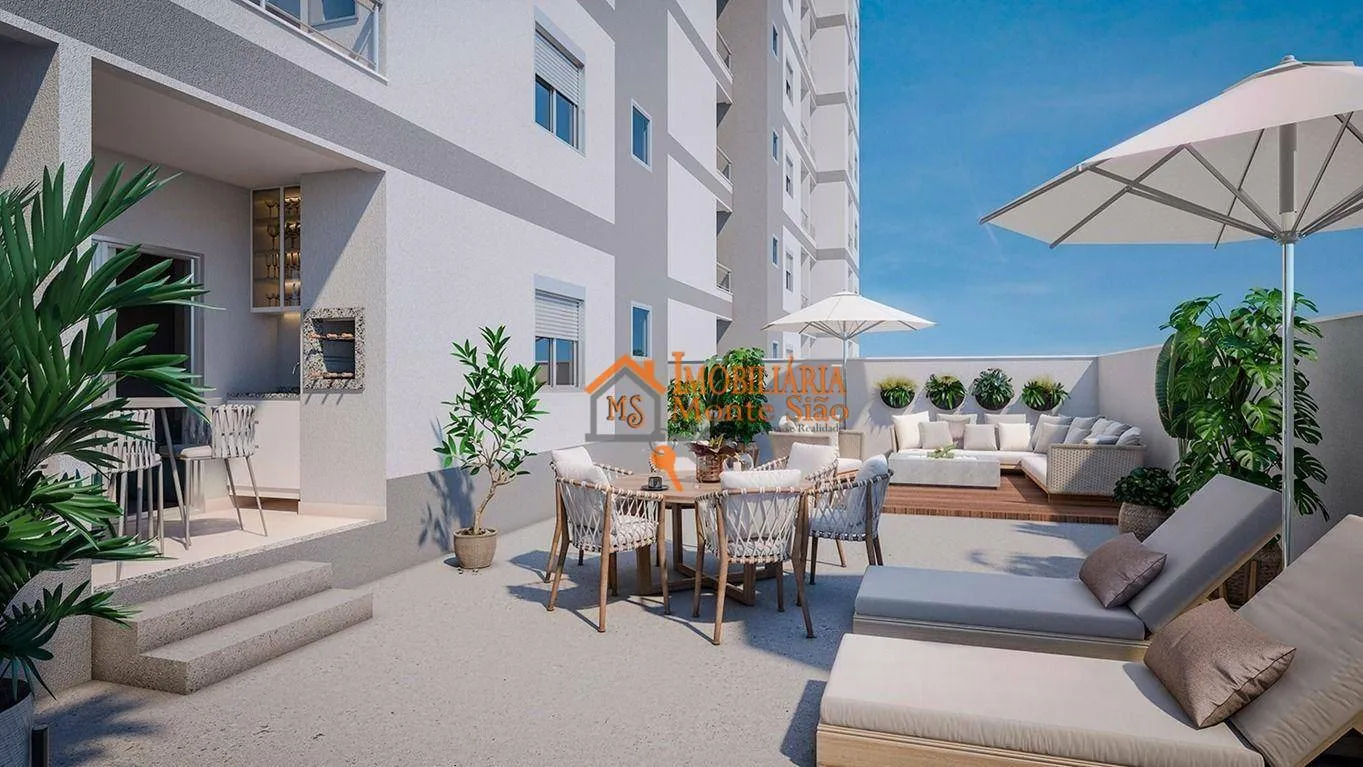 Imagem Apartamento com 2 dormitórios à venda, 57 m² por R$ 575.990,00 - Vila Augusta - Guarulhos/SP