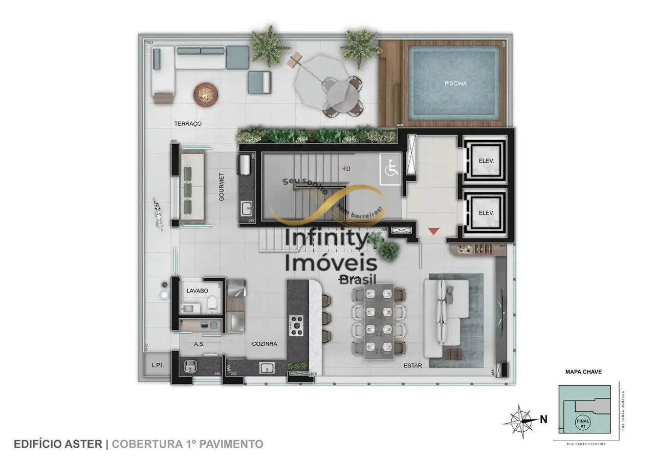 Imagem Aster Lourdes - Apartamento à venda no bairro Lourdes - Belo Horizonte/MG