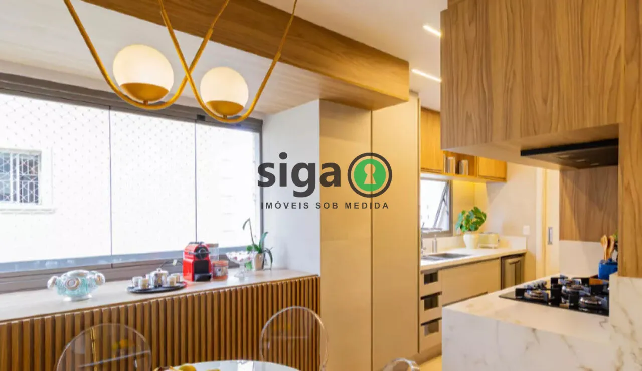 Imagem Apartamento de 141m2 à venda no Brooklin, com 03 suítes e 2 vagas