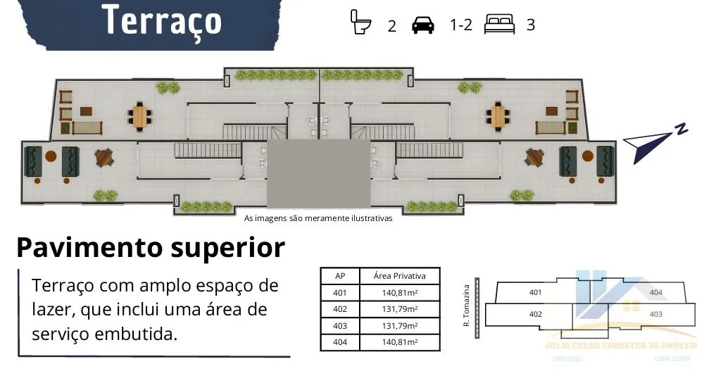Imagem Cobertura Duplex para Venda em São José dos Pinhais, Bom Jesus, 3 dormitórios, 1 suíte, 2 banheiros, 1 vaga