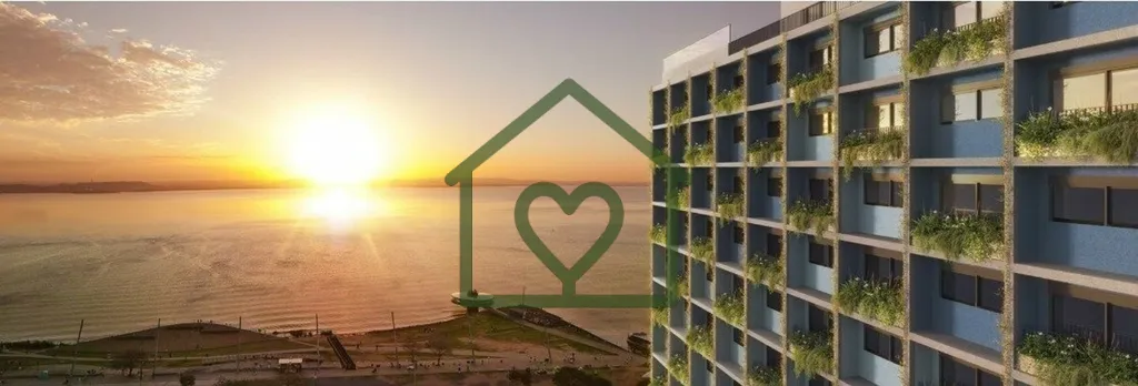 Imagem Lançamento Caiz Downtown Sunset. Tua casa. Tua janela. Tua vida. De frente para a água. Para o pô...