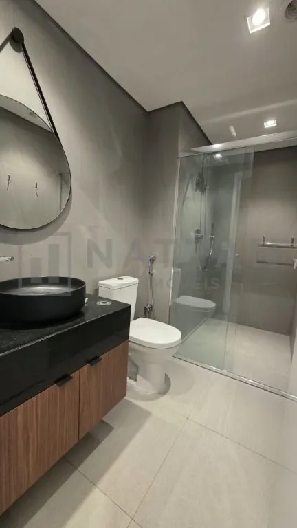 Imagem Studio mobiliado com 59 m², varanda e condomínio com piscina, sauna e quadra poliesportiva