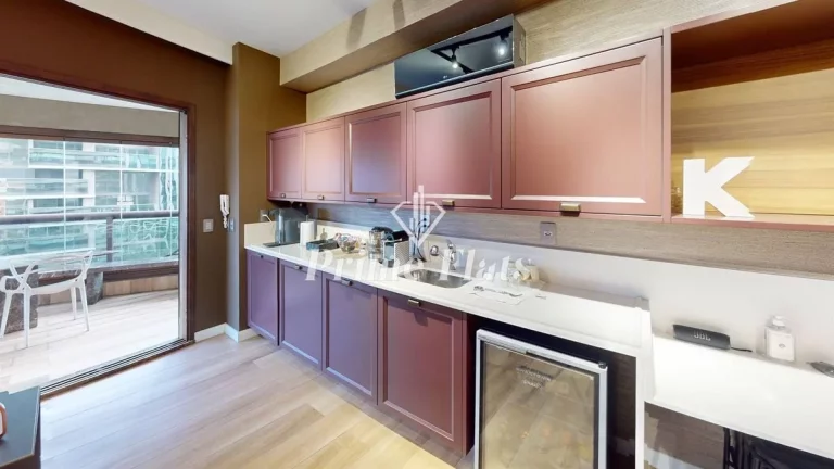 Imagem Flat disponível para locação no Cyrela by Pininfarina no Itaim Bibi, com 49m², 1 dormitório e 1 vaga de garagem