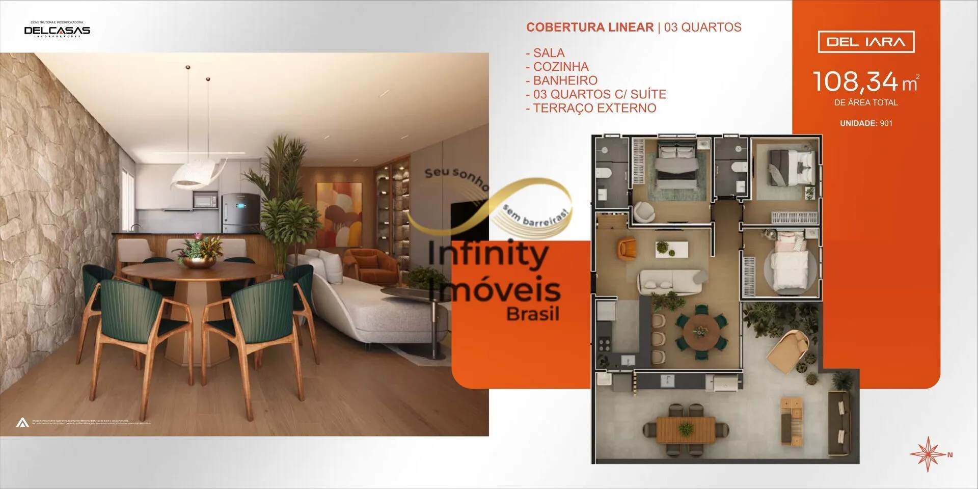 Imagem DEL IARA - Apartamento à venda no bairro Brasil Industrial (Barreiro) - Belo Horizonte/MG