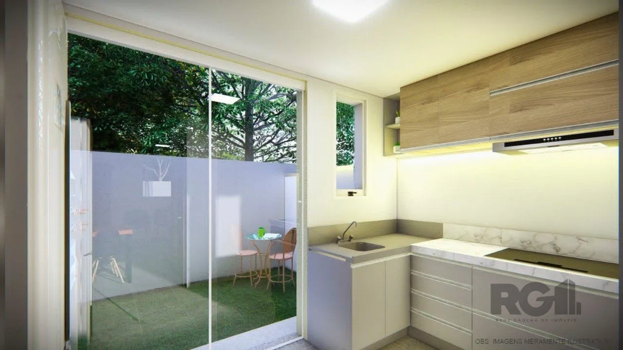 Imagem CASA ESTILO SOBRADO COM 2 QUARTOS E PÁTIO, À VENDA NO BAIRRO VILA NOVA, EM PORTO ALEGRE/RS