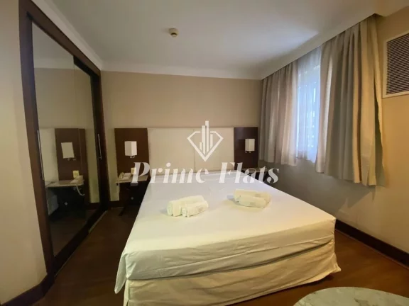 Imagem Flat disponível para venda no Transamérica Prime International Plaza, com 26m², 1 dormitório e 1 vaga
