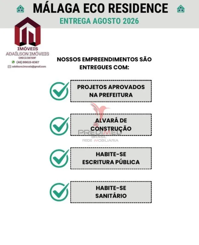 Imagem Málaga Eco À Venda, Casa de Luxo com 3 Quartos no Rio Tavares, Florianópolis