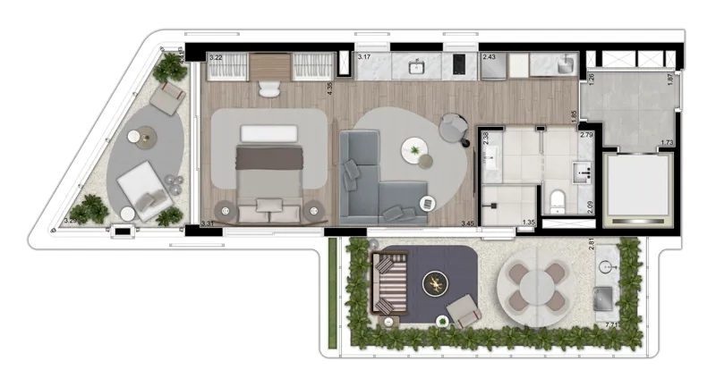 Imagem NOON Small Luxury Apartments - Alto de Pinheiros - NOON Small Luxury Apartments - Alto de Pinheiros