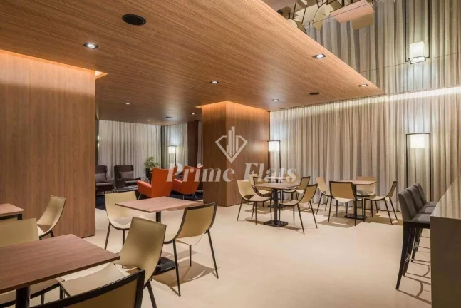 Imagem Flat disponível para locação no VHouse por JFL Living, com 44m², 1 dormitório, e 1 vaga de garagem