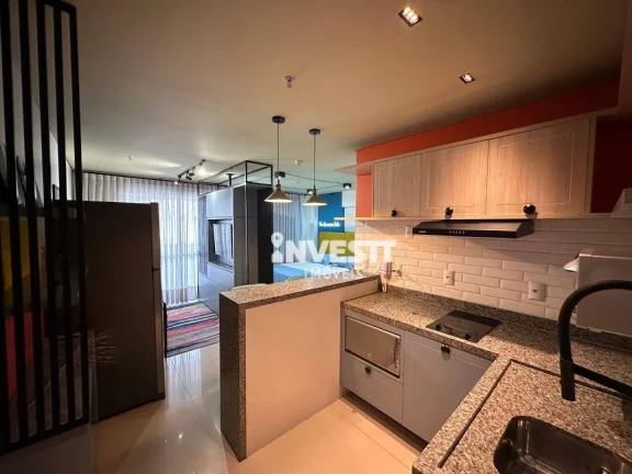 Imagem Flat com 1 dormitório à venda, 39 m² por R$ 519.000,00 - Jardim Goiás - Goiânia/GO