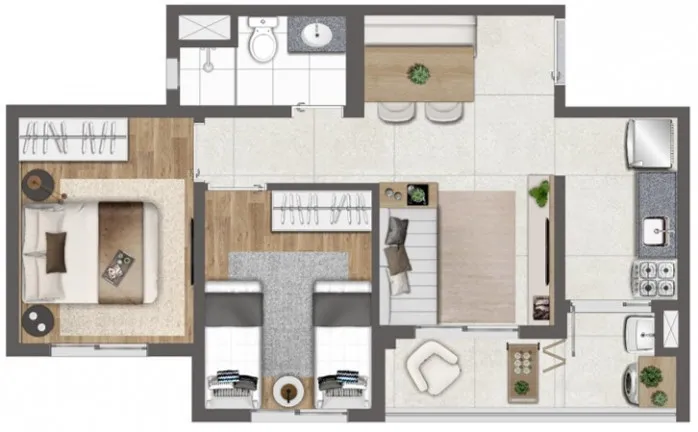 Imagem Apartamento com 2 Quartos à Venda, 34 m² em Butantã - São Paulo