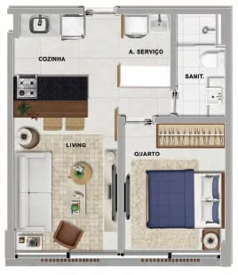 Imagem APARTAMENTO NO NOVO LANÇAMENTO NAU BARRA LIFE STYLE