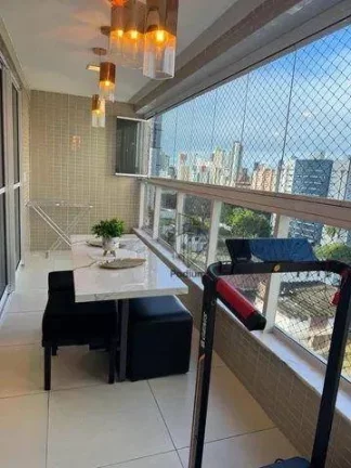 Imagem Apartamento com projetados e varanda / sacada de alto padrão em Condominio Club Maison Miramar - AP2098