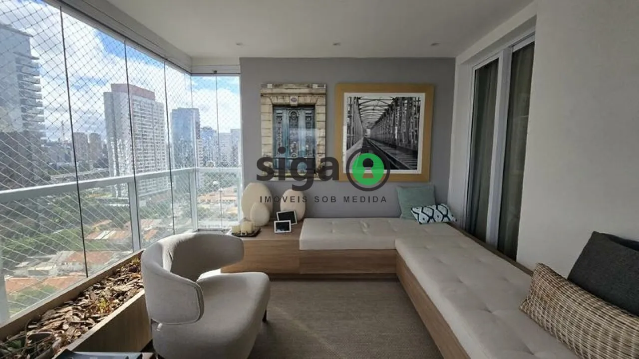 Imagem Apartamento Alto Padrão à Venda no Brooklin - 3 Suítes - 4 Vagas Fixas - Acabamento Premium