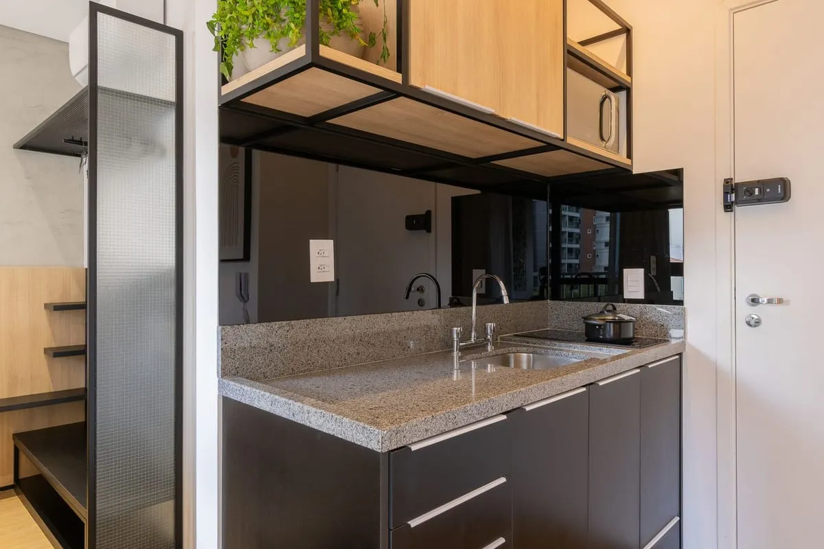 Imagem Apartamento com 1 Quarto para alugar, 24m² - Pinheiros