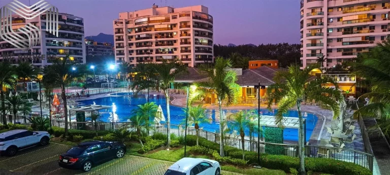 Imagem Apartamento à venda no Recreio dos Bandeirantes, Rio de Janeiro-RJ, com 3 quartos, 1 suíte, 3 salas , 3 vagas e 91m² de área. Varanda