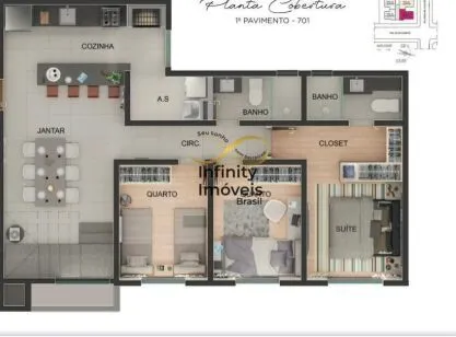 Imagem Residencial Brauna - Apartamento à venda no bairro Serrano - Belo Horizonte/MG