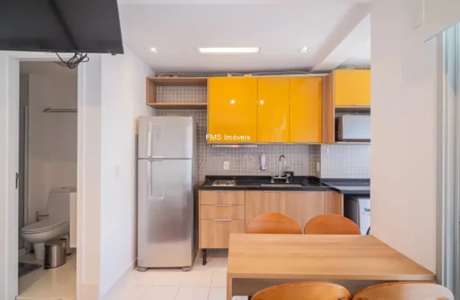 Imagem Studio para locação no Brooklin com 1 suíte, 1 banheiro, 1 vaga, 36m².