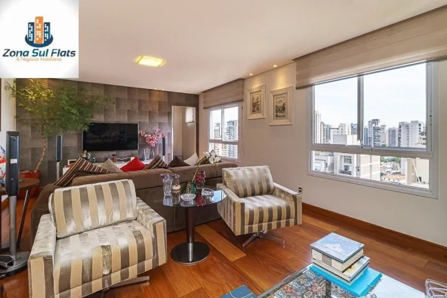 Imagem Apartamento Alto Padrão à Venda Na Vila Olímpia Com 3 Suítes, Varanda Gourmet e 4 Vagas