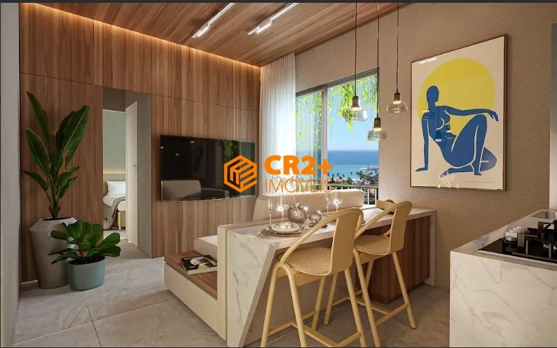 Imagem Vendo Studio/Duplex 34m² com 1 Quarto e 1 WC, em Porto de Galinhas.