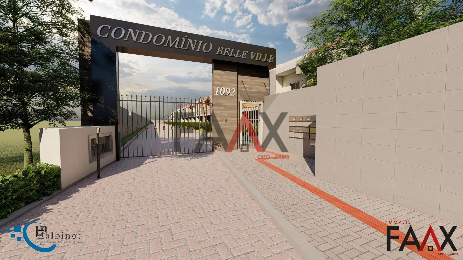 Foto do imóvel Condomínio Belle Ville, 17 sobrados a venda em condominio fechado em Guarapuava
