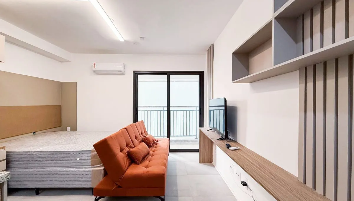 Imagem Apartamento com 1 Quarto para alugar, 27m² - Perdizes