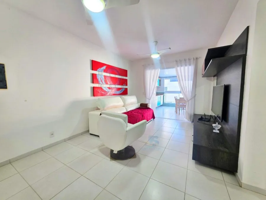 Imagem Aluga Apartamento sofistacado - Frente ao Mar com 90m² | 2 Dormitórios | 2Vagas de garagem + varanda gourmet vista mar