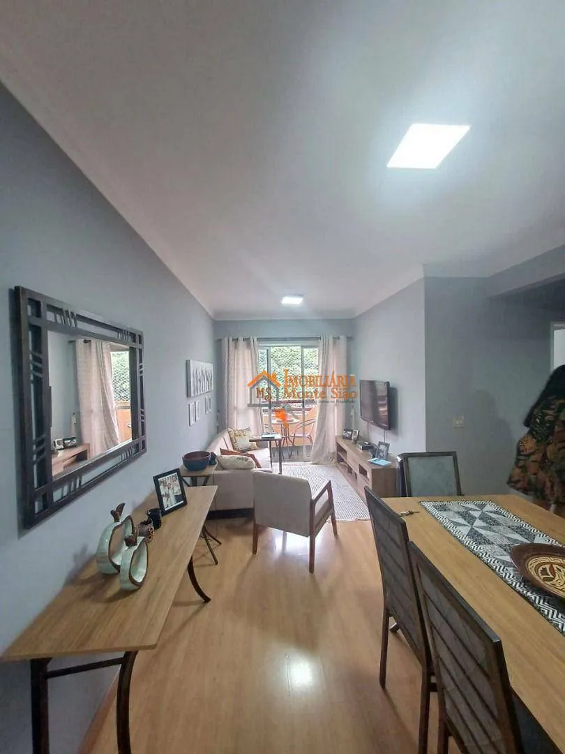 Imagem Apartamento com 3 dormitórios, 76 m² - venda por R$ 460.000,00 ou aluguel por R$ 3.500,50/mês - Itapegica - Guarulhos/SP