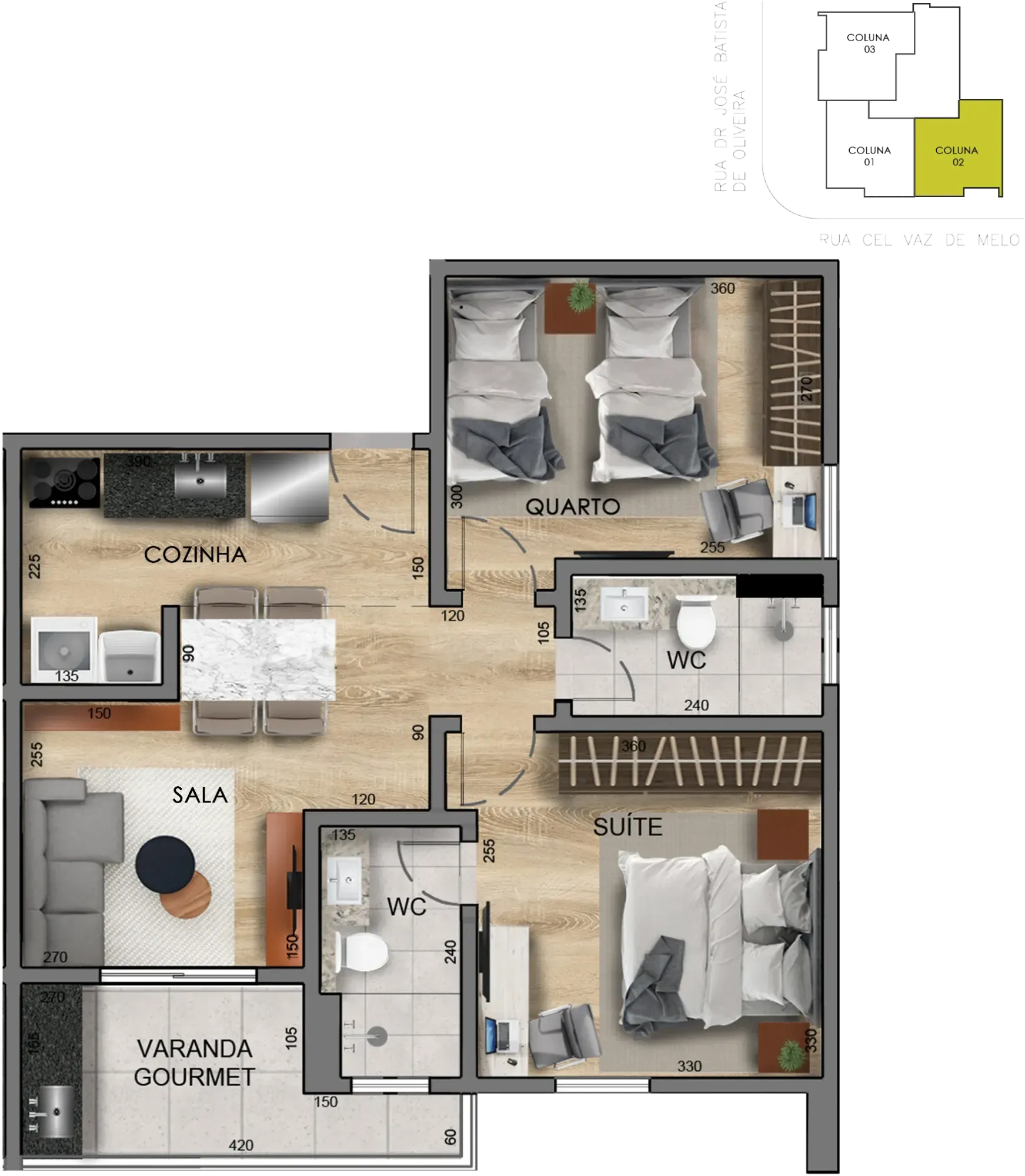 Imagem Apartamento com 2 Quartos à Venda, 59 m² em Bom Pastor - Juiz de Fora
