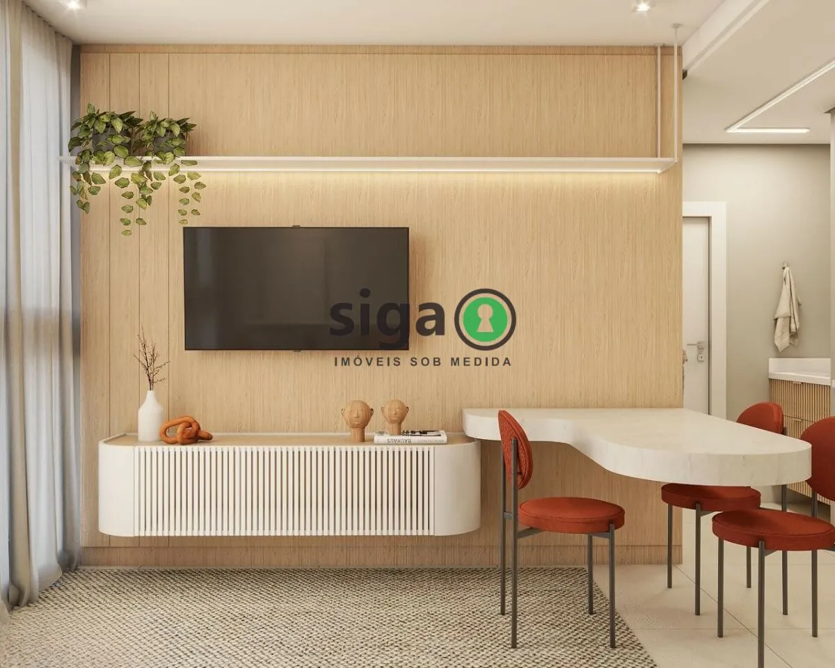 Imagem Apartamento á venda 38m² com 1 quarto, 1 vaga localizado no eixo Berrini x Chucrizaidan.