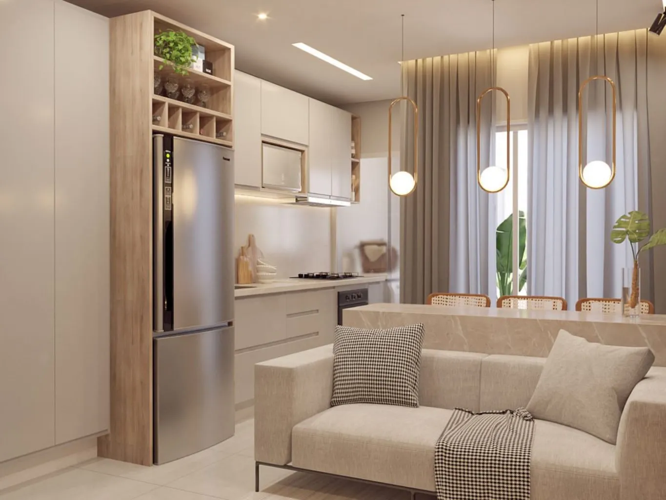 Imagem Apartamento à venda no Morumbi, São Paulo-SP, 1 quarto, 1 banheiro, 25,00 m² de área no Condomínio The Hub Morumbi.