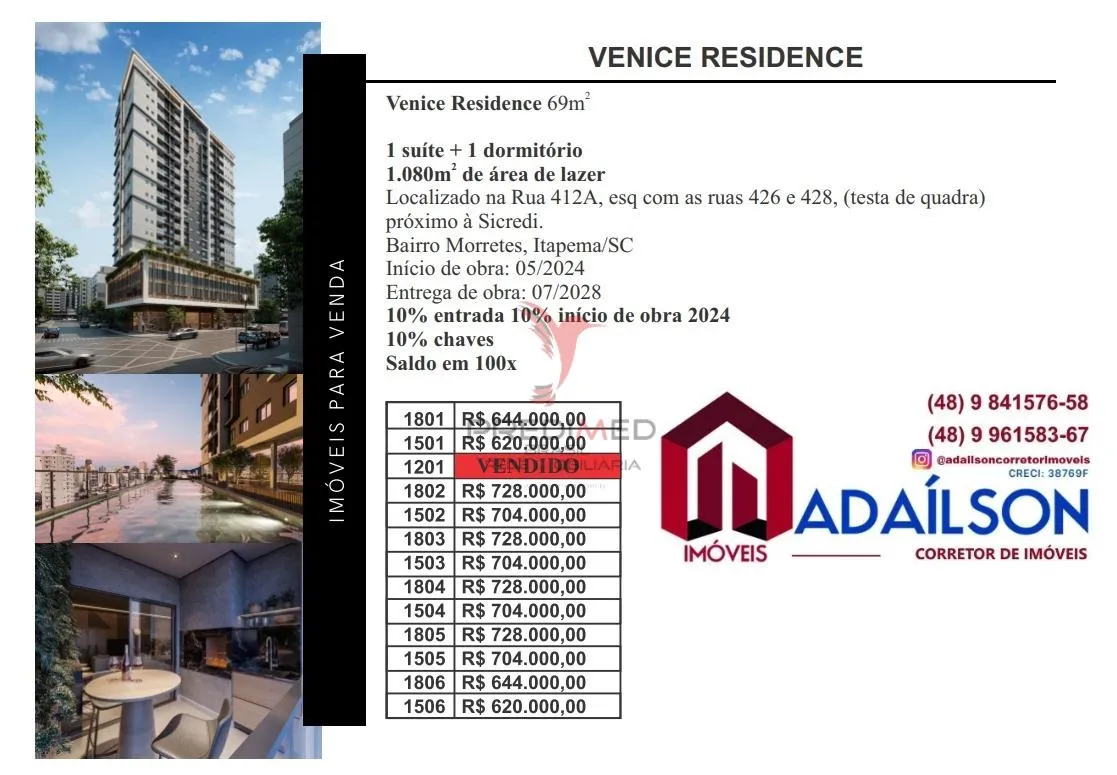 Imagem Residencial Jequitibá: apartamentos na Meia Praia Localizado na Meia Praia, em Itapema
