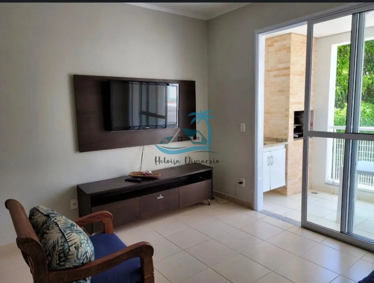Imagem Excelente apartamento MOBILIADO com 2 dormitórios e varanda gourmet a venda na Praia Grande em Ubatuba