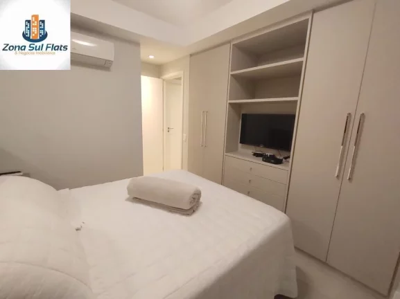 Imagem Apartamento à Venda No Brooklin Com 1 Suíte e 1 Vaga - Mobiliado e Equipado