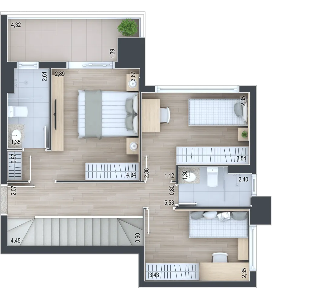 Imagem APARTAMENTO RESIDENCIAL em Curitiba - PR, Portão