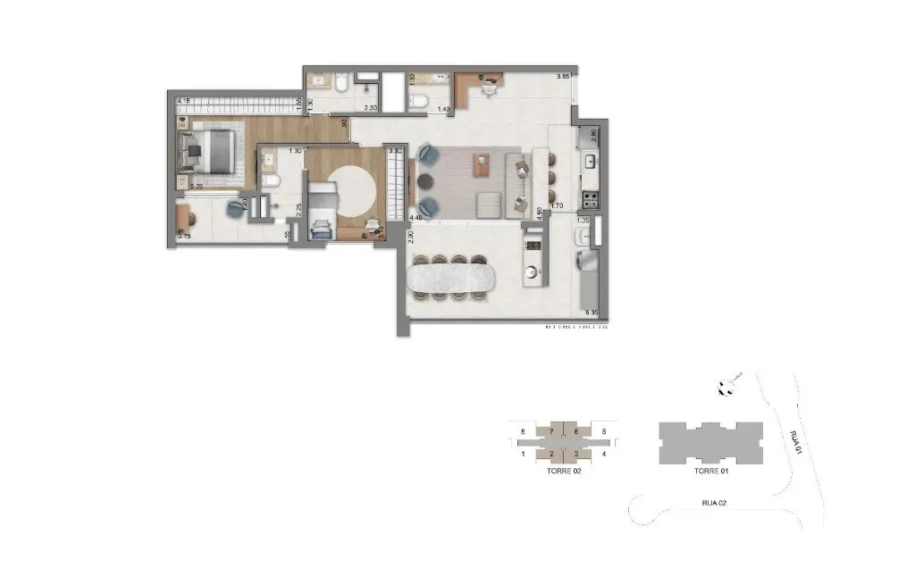 Imagem Condomínio Eden Park By Dror, apartamento com 3 quartos a venda em Brooklin São Paulo SP, apartment in São Paulo Brazil