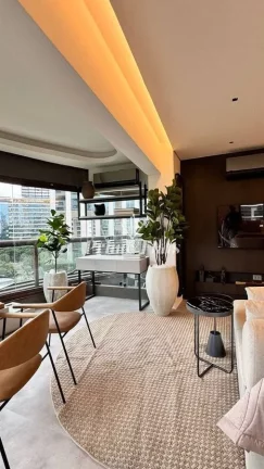 Imagem Flat disponível para venda no Cyrela by Pininfarina no Itaim Bibi, com 49m², 1 dormitório e 1 vaga