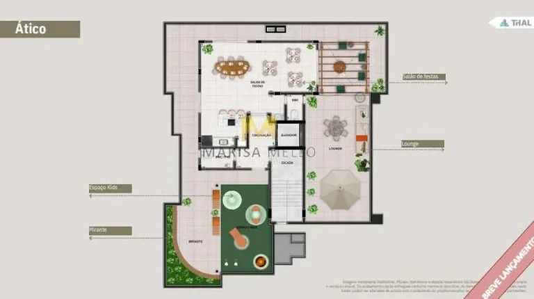Imagem Espetacular Lançamento Apartamento à venda, no La Dolce Vista,com 2 quartos, 42,87m2 a 55.15m2 no bairro Tingui em Curitiba.