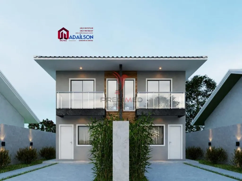 Foto do imóvel Sobrados com 2 Quartos e 3 banheiros à Venda, 80 m² Por R$ 687.900 CEF: em Santo Amaro Da Imperatriz - SC