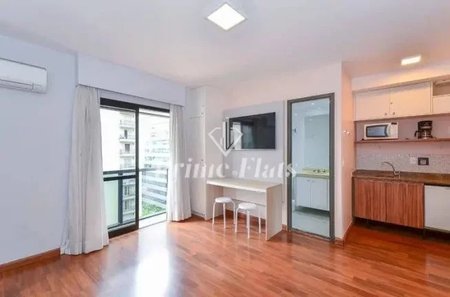 Imagem Flat disponível para locação no Hotel Intercity Interative Jardins, com 23m², 1 dormitório e 1 vaga