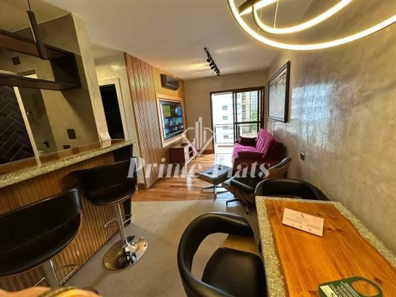 Imagem Flat disponível para venda no Flat London Residence Service no Jardim Paulista, com 42m², 1 dormitório e 1 vaga de garagem
