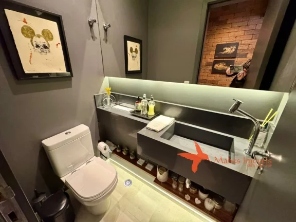 Imagem Aluguel de Apartamento semimobiliado em Pinheiros, São Paulo-SP: 2 Suítes, 1 Sala, 3 Banheiros, 2 Vagas de Garagem, 90m².