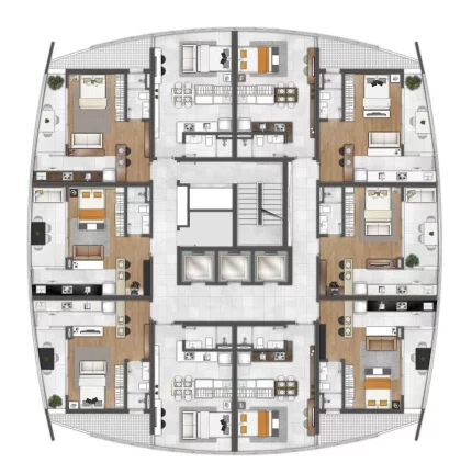 Imagem Studio 1 quarto para venda no bairro São Pelegrino em Caxias do Sul