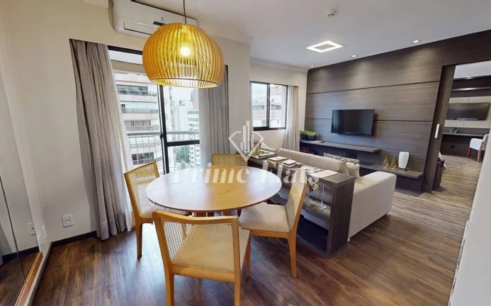 Foto do imóvel Flat disponível para venda no Clarion Faria Lima, com 55m², 1 dormitório e 2 vagas em Rua Jerônimo da Veiga