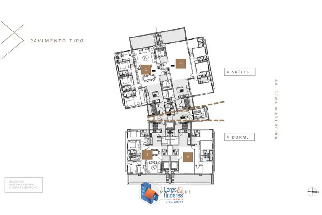 Imagem Apartamento à venda 4 Quartos 4 Suites 3 Vagas 232M² Vila Clementino São Paulo - SP